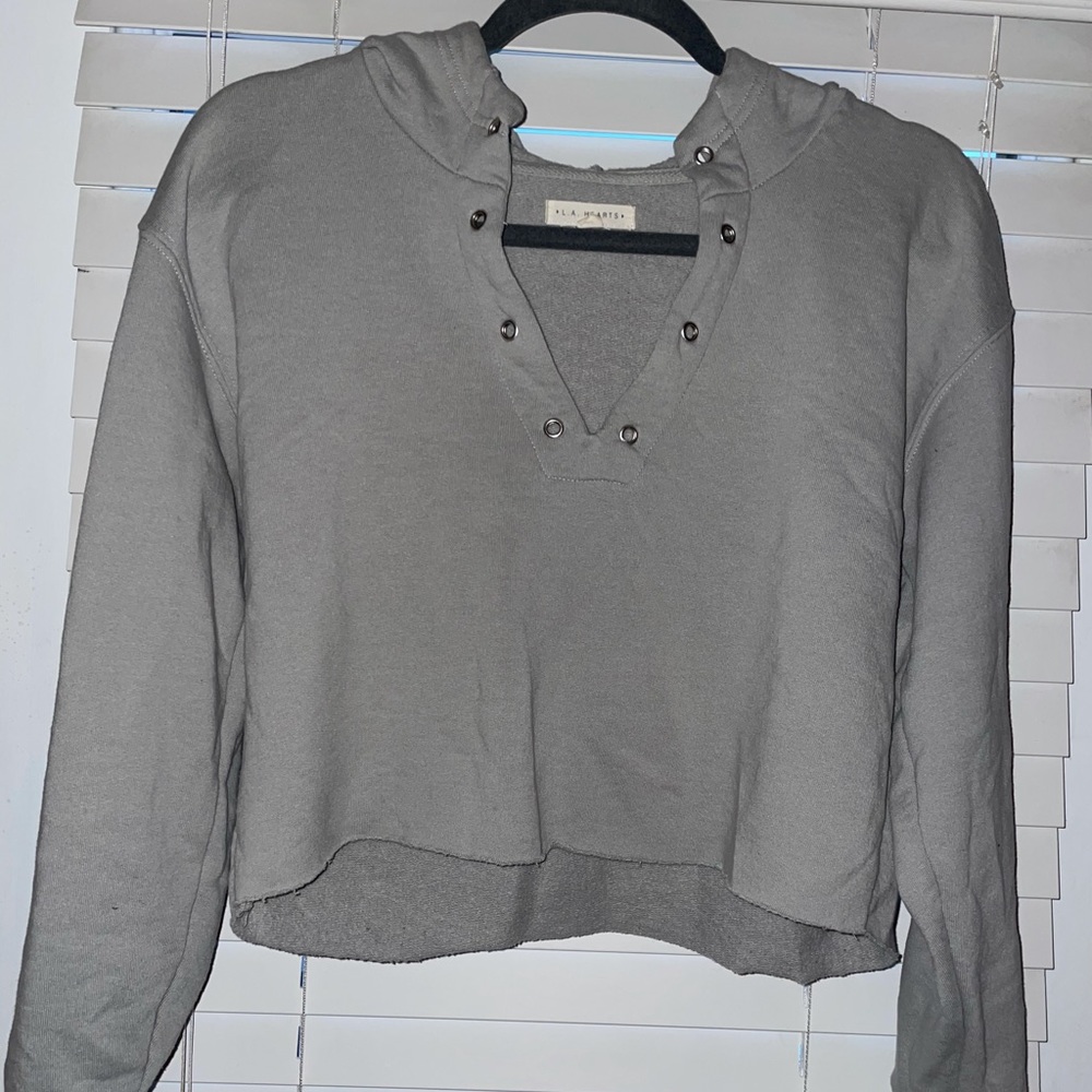 Light gray sweatshirt